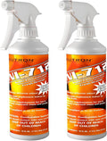 NI-712 Fresh Orange Odor Eliminator Spray (2 Bottles)– Powerful Long-Lasting Odor Neutralizer – Instant Air Freshener for Home Car &amp More – Pint-Sized (16 oz)