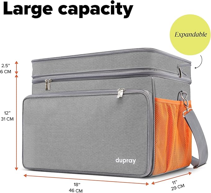 Dupray The Awesome Bag for Neat &amp Neat Plus Steam Cleaners Adjustable Storage &amp Carrying Case Durable Polyester with Shoulder Strap and Top Handle