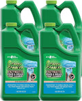 Green Gobbler ENZYMES for Grease Trap &amp Sewer - Controls Foul Odors &amp Breaks down Grease Paper Fat &amp Oil in Sewer Lines Septic Tanks &amp Grease Traps (4 Gallon Case)