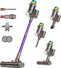 Cordless Vacuum Cleaner 55KPA 650W 65Mins Extra-Large Dust Cup Cordless Stick Vacuum Rechargeable Vacuum Cleaner with Self-Standing Vacuum Cleaners for Home Hardwood Floor Carpet Pet Hair