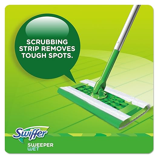 Swiffer 82856 Wet Refill Cloths Open Window Fresh Cloth White 10 x 8 28 per Box (Case of 6 Boxes)