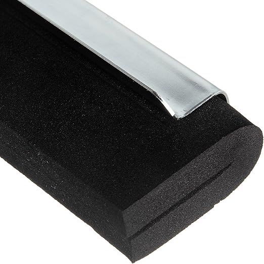 SPARTA Flo-Pac Floor Rubber Squeegee Window Squeegee with Reinforced Metal Frame for Floor Bathroom Kitchen Concrete Tile Garage Commercial Use 22 Inches Black (Pack of 10)