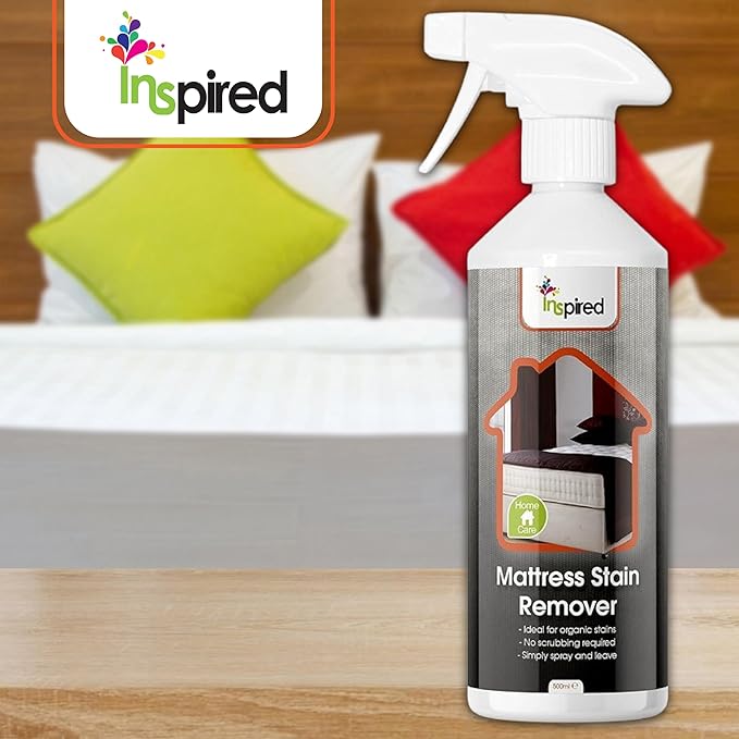 Inspired - Professional Mattress Stain Remover Removes Organic Stains Blood Urine &amp Feces 500ml