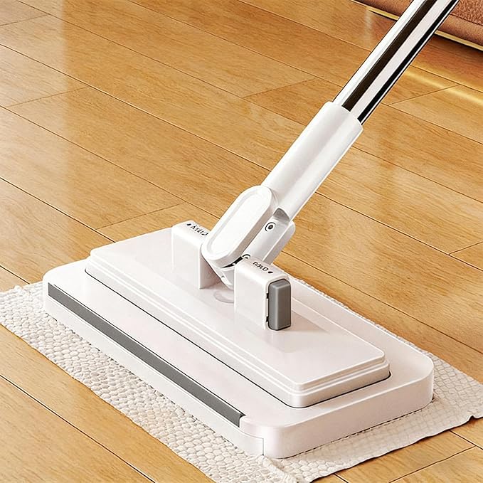 No Wash Mop Clip on Cleaning Tool Compact Wet Dry Mop Zero Touch Mini with Swivel Head Floor Cleaner with Multi Use Home Kitchen Bathroom Living Room Hardwood Tile Laminate Marble