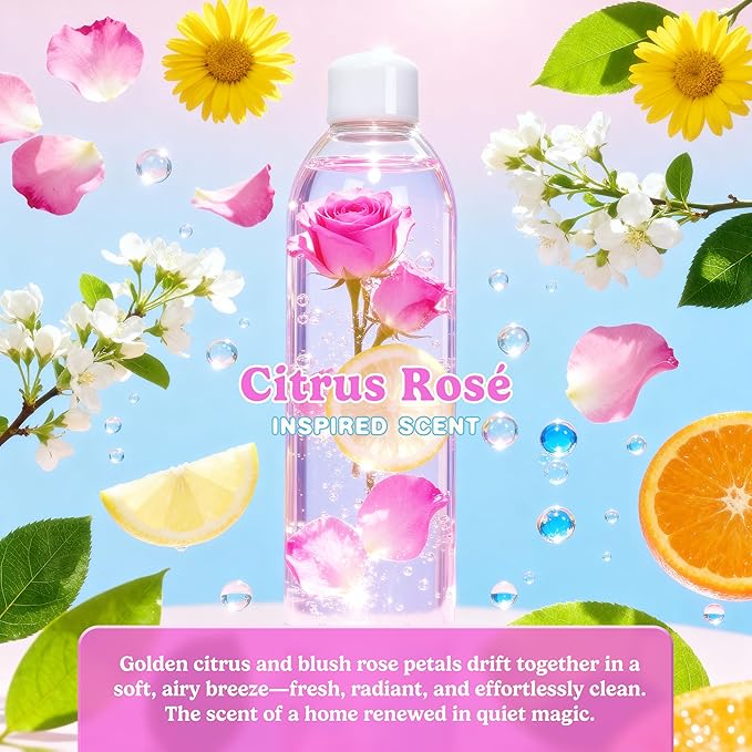 Magic Foam - Satisfying Pink Foaming All-Purpose Cleaner - 500ml Each (Pack of 6)