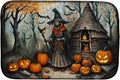 Caroline's Treasures DAC2220DDM Slavic Witch Spooky Halloween Dish Drying Mat Absorbent Dish Drying Mat Pad for Kitchen Counter Dish Drainer Mat for Countertop 14 x 21 Multicolor