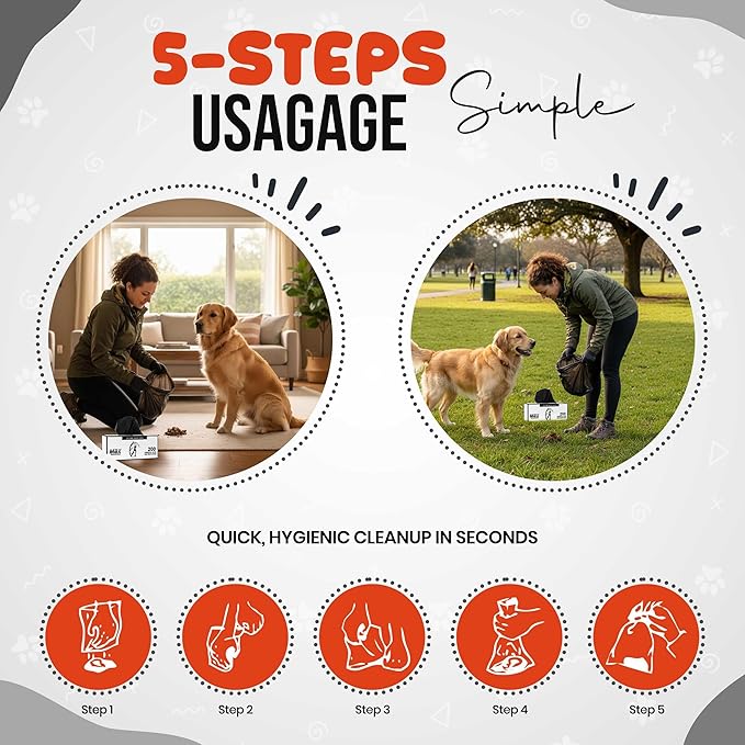 Commercial Grade Dog Poop Bags Rolls 2000 Count Extra Thick Leak Proof Strong Waste Station Refill Doggy Bags – Fits Any Dog Waste Station &amp All Dispensers – 10 Rolls of 200 Bags