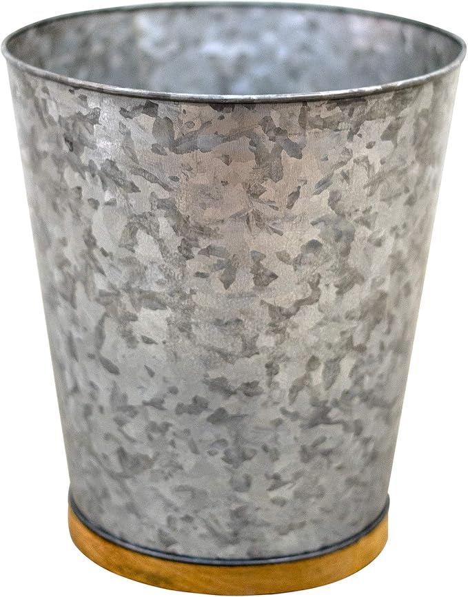 nu Steel Confetti Collection Wastebasket Perfect for Home &amp Bathroom Accessories