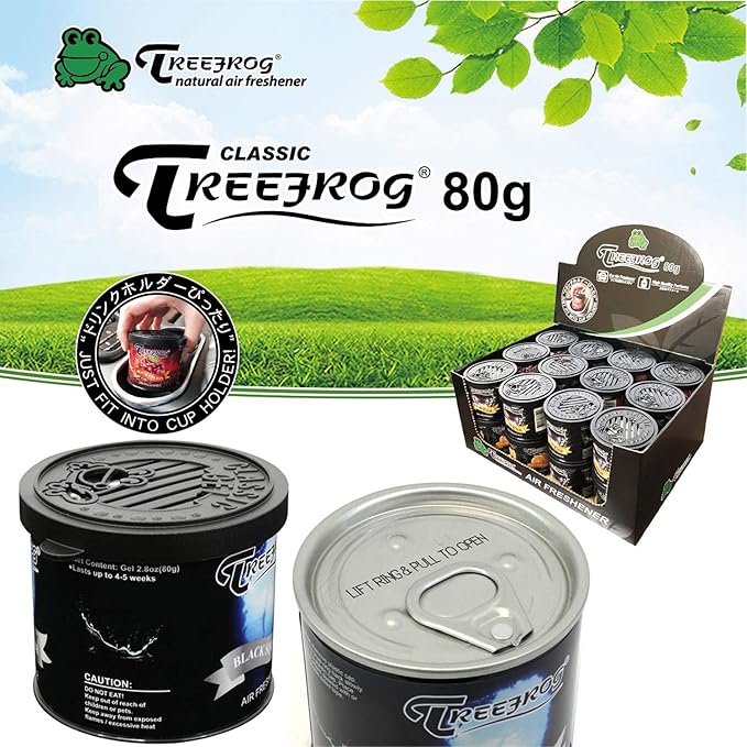 Tree Frog Air Freshener - Black Cherry (1box) x12cans