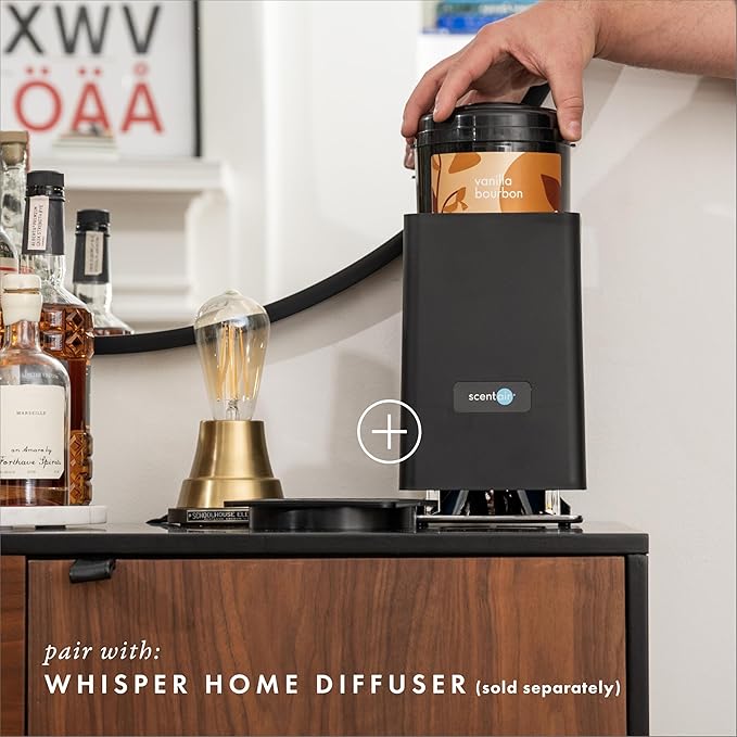 ScentAir Whisper Home Monthly Plug-in Refill Fragrance Cartridge for Home and Office Vanilla Bourbon