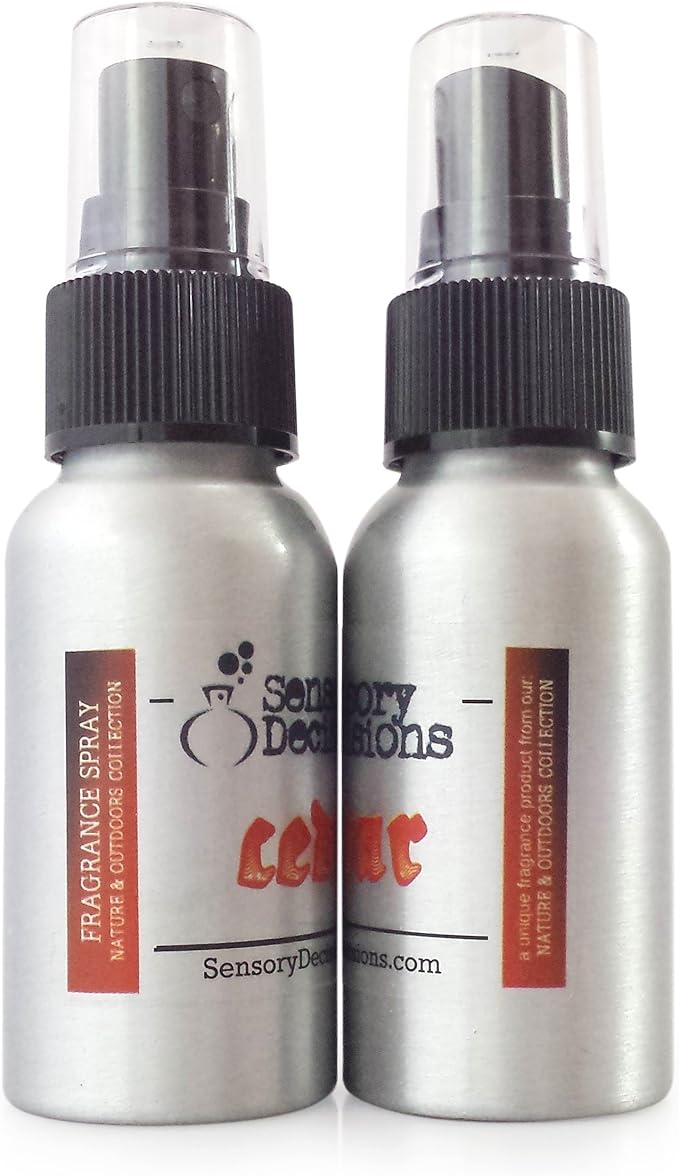 Cedar Fragrance Room Spray - Cedar Home Fragrance - Cedar Spray - Cedarwood Air Freshener by Sensory Decisions (5 bottles)