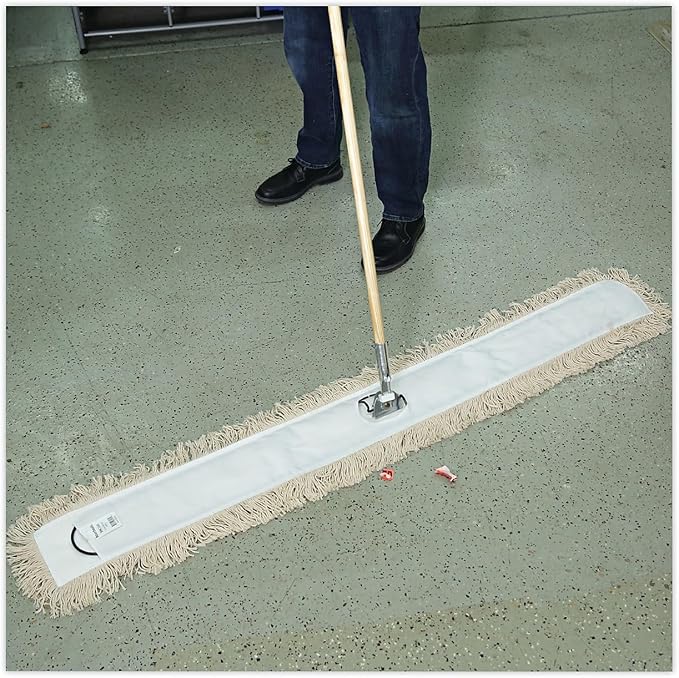 Boardwalk 1360 Industrial Dust Mop Head Hygrade Cotton 60w x 5d White