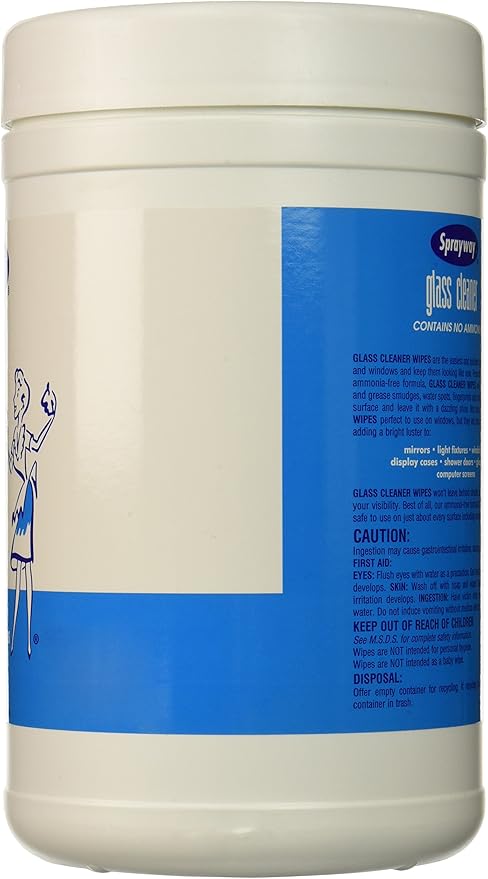 Glass Cleaner Wipes (10 x 12 40 wipes)