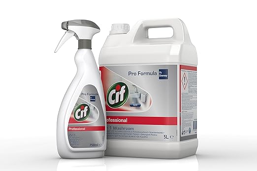 Cif Professional 2-in-1 Bathroom Cleaner Spray 750ml