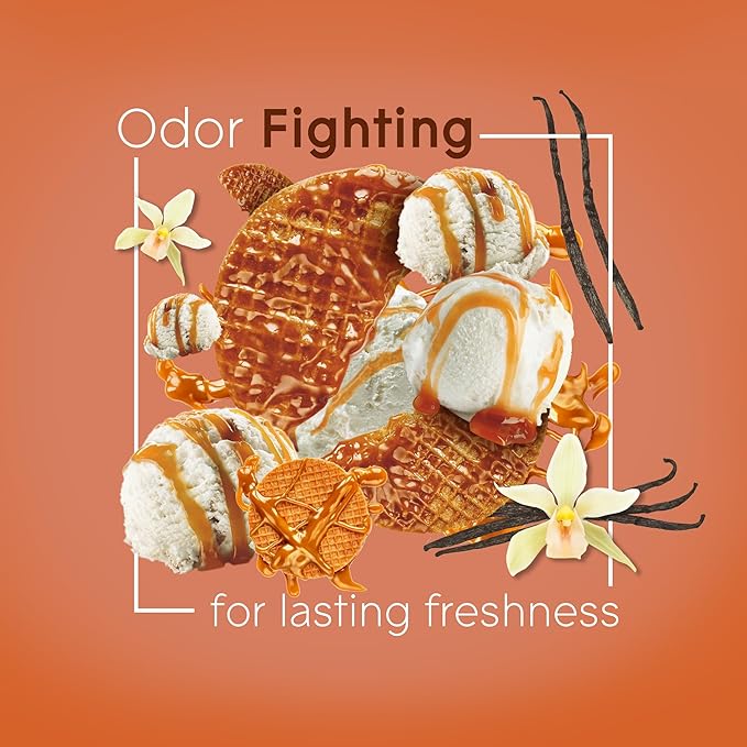 Glade Air Freshener Odor Fighting Room Spray Vanilla Caramel Twist 8.3 oz 6 Count