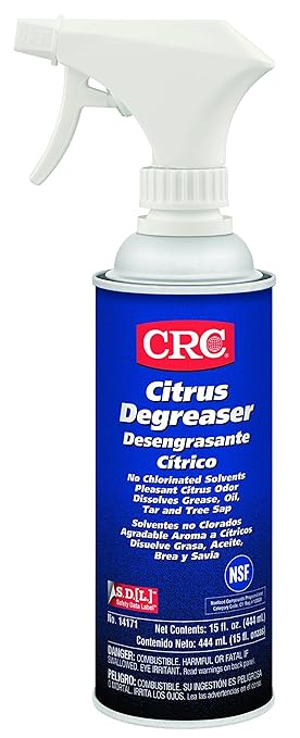 CRC Heavy Duty Citrus Liquid Degreaser 15 oz Non-Aerosol Spray Can Clear
