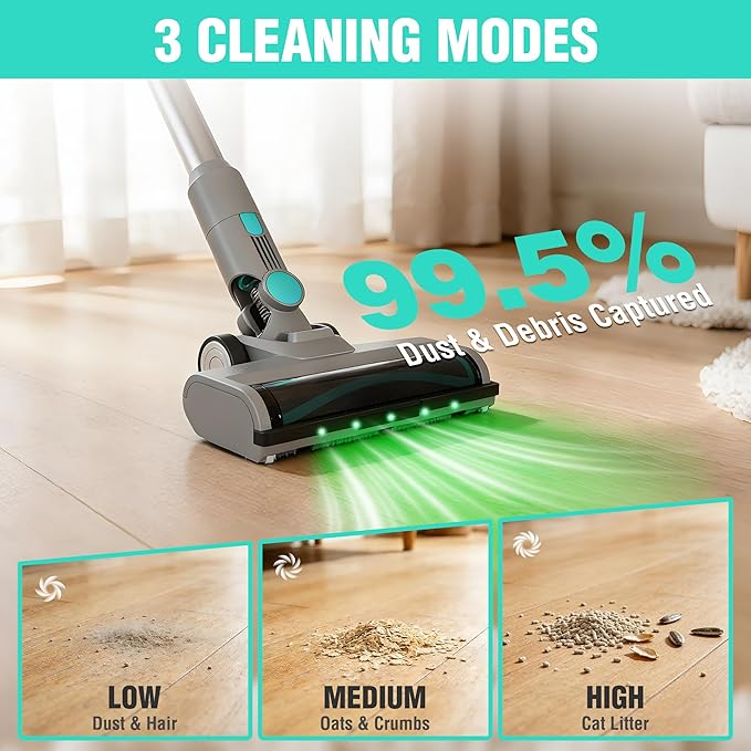 HAUSHOF Cordless Vacuum Cleaner with Auto Empty Station &amp Cordless Carpet &amp Upholstery Cleaner