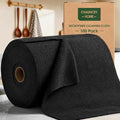 Microfiber Cleaning Cloth Roll - 100 Pack Tear Away Microfiber Paper Towels Reusable Washable Scratch-Free Kitchen Towels for Car Home Kitchen Glass Dishes (Black)