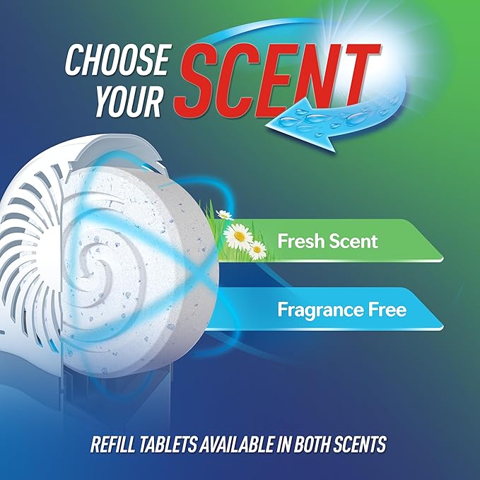 DampRid Reusable Moisture Absorber with 4 Drop-In Tablets Fresh Scent 15.8 oz. Attract and Trap Excess Moisture &amp Eliminate Musty Odors for Cleaner Fresher Air