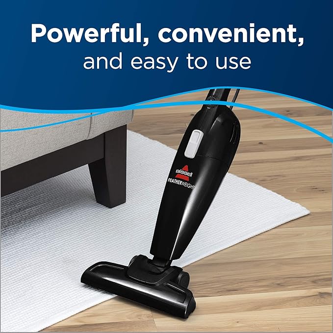 Bissell Featherweight Stick Lightweight Bagless Vacuum with Crevice Tool 2033M Black