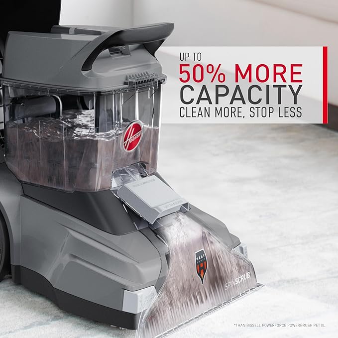 Hoover PowerScrub XL Pet Carpet Cleaner Machine for Carpet and Upholstery Deep Cleaning Carpet Shampooer Machine with Multi-Purpose Tools Powerful Suction Pair with Hoover Cleaner Solution