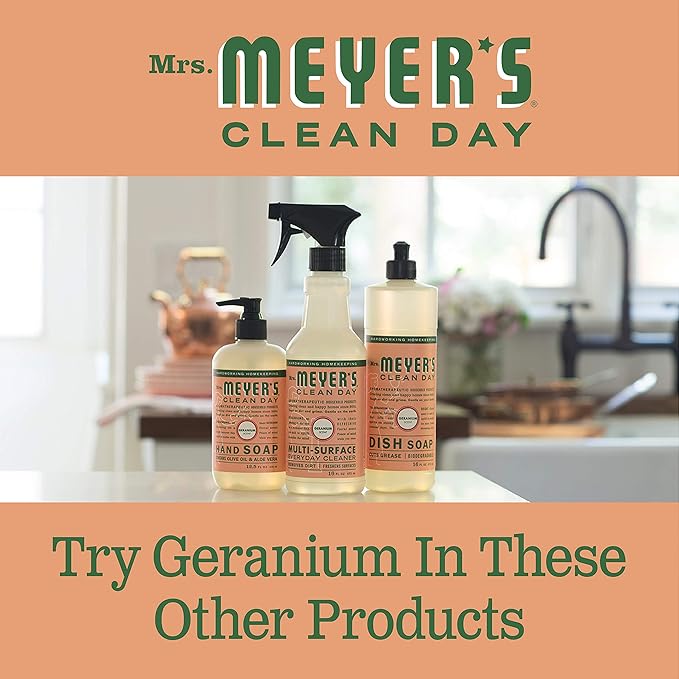 Mrs. MEYER'S Clean Day Room Freshener Spray Bottle Geranium Scent 8 Fl Oz (Pack - 6)