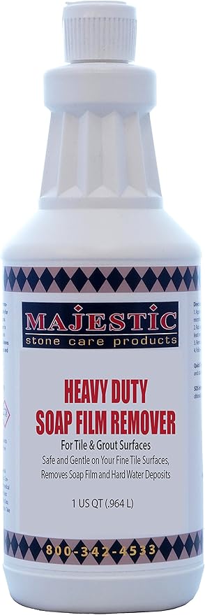 Majestic Stone Care Products Heavy Duty Soap Film Remover Qt.