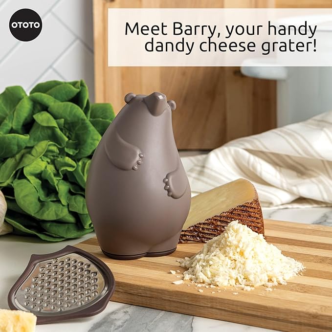 OTOTO Bundle of 2 Dracowave Dragon Microwave Cleaner + Barry Bear Grater Cute Kitchen Gadgets Cute Gifts