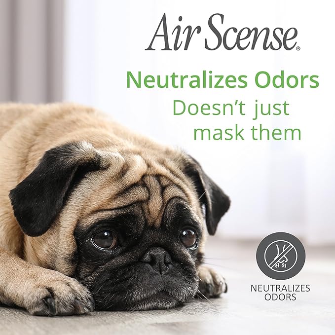 Air Scense Air Freshener Deodorizer Room Spray for Bathroom &amp Home Essential Oils Natural Lime- 7 fl oz (2-Pack)