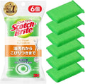 Scotch Brite HBNT 3M Sponge Kitchen Scratch Resistant Antibacterial Hybrid Net Green 6 Pieces