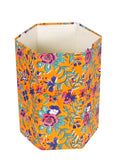 Handmade Cotton Paper Waste Basket Stylish Trash Can for Home or Office (1 Multi Color)
