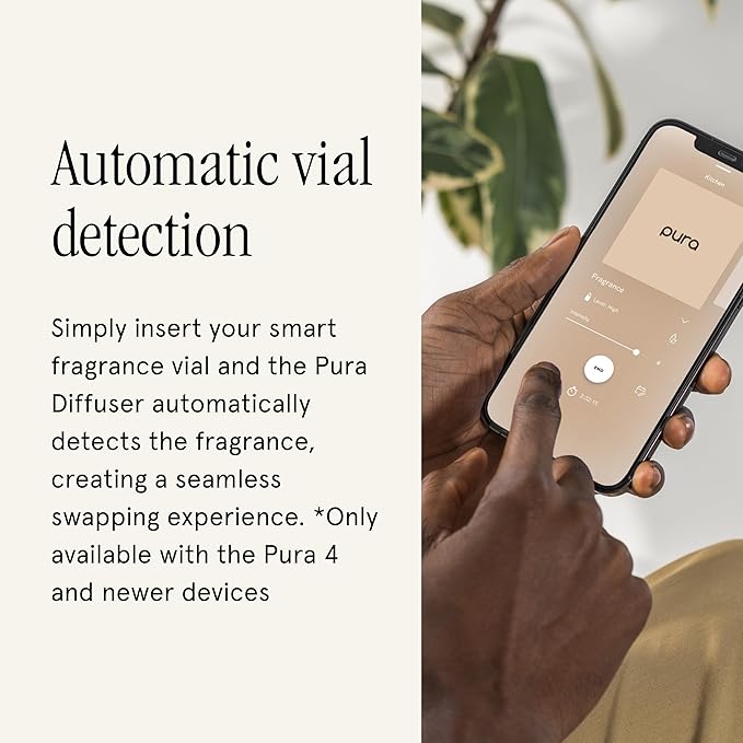 Pura x Studio McGee Smart Home Air Diffuser - Smart Air Diffuser - Up to 120-Hours of Luxury Fragrance per Refill - Spring &amp Summer Fragrance - 2 Pack Sea Salt Driftwood