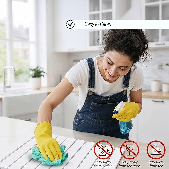 Stone Dish Drying Mat for Kitchen Counter – Large 24×16 Instant-Dry Diatomaceous Earth Drying Mat Foldable Quick-Dry Dish Drying Pad Easy-Clean Kitchen Mat