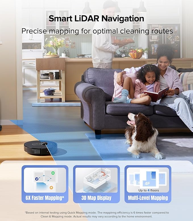 roborock Q5 Max+ Robot Vacuum with Self-Empty Dock Upgraded from Q5+ 5500 Pa Suction DuoRoller Brush Hands-Free Cleaning for up to 7 Weeks PreciSense LiDAR Navigation App &amp Voice Control