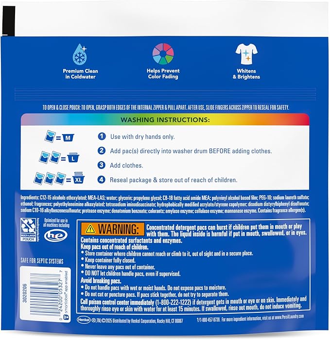 Persil Ultra Pacs Original Everyday Clean Laundry Detergent 16 count