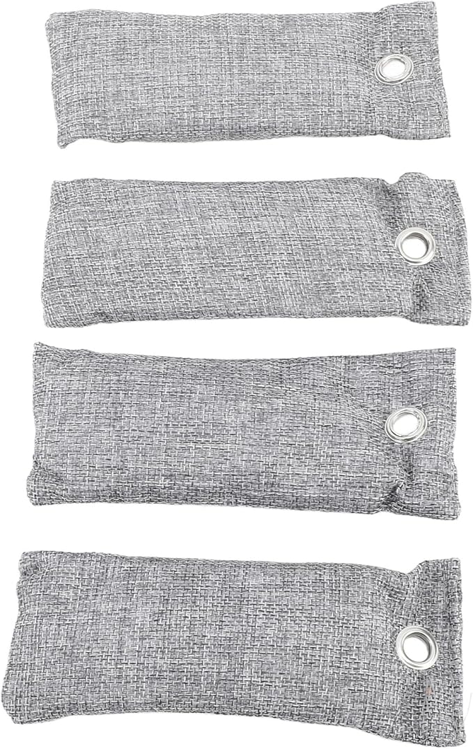 BRRNOO Activated Charcoal Bags Bamboo Charcoal Air Purifying Odor Absorber for Shoe Car Home with Reusable Deodorizer