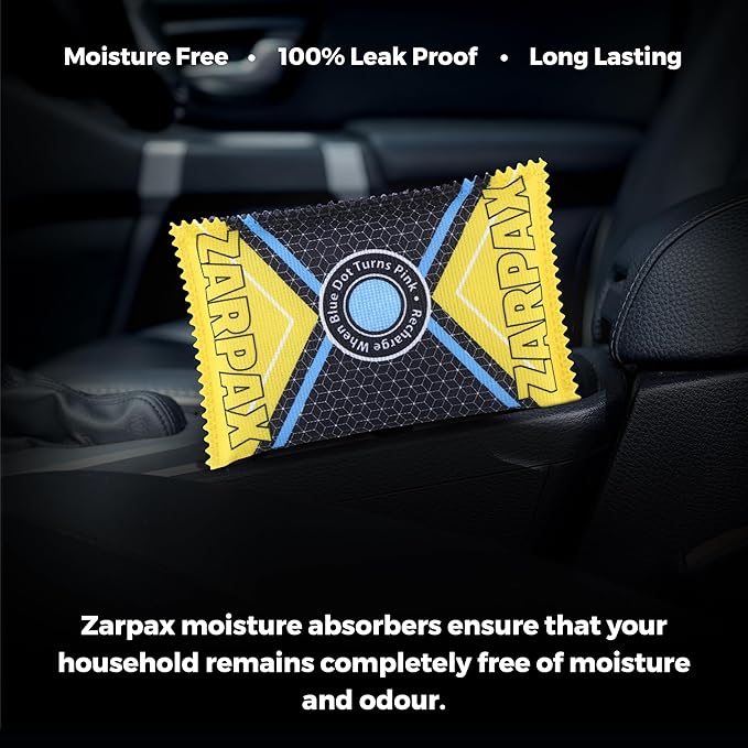 125g Rechargeable Desiccant Packs Dehumidifier Bag - 24 Pack - Moisture Absorbers For Safes Car Bathroom Storage Garage - Moisture Remover Eliminates Humidity - Reusable Desiccant Bags