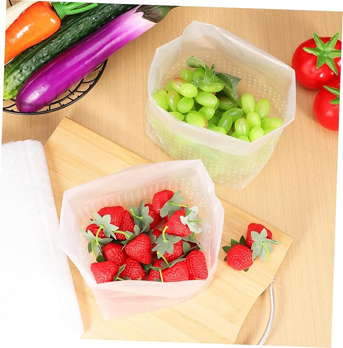 NOLITOY 150 Pcs Transparent Kitchen Waste Bags with Filter Upright Self Standing Trash Bags for Bathroom Bedroom Office Daily Use and Picnic Convenience