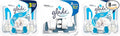 Glade PlugIns Refills Air Freshener Starter Kit Scented and Essential Oils for Home and Bathroom Clean Linen 4.02 Fl Oz 2 Warmers + 6 Refills
