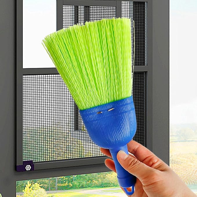 Handheld Broom - 2-Piece Portable Soft Bristle | Outdoor Whisk Broom Sweeping Brush | for Indoor Outdoor Home Rv Car College Bathroom Kitchen