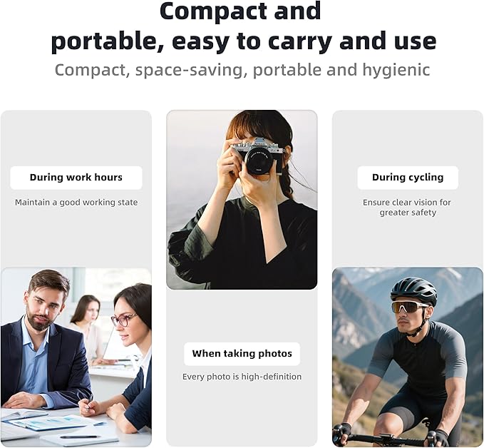400 Count Lens Wipes for Eyeglasses Eye Glasses Cleaner Wipes Pre-moistened Individually Wrapped Sracth-Free Streak-Free Eyeglass Cleaning Wipes for Camera Lens Sunglass Goggles