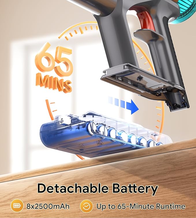 Cordless Vacuum Cleaner and Electric Floor Brush Replacement