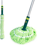 Pine-Sol Microfiber Mop Self Wringing – Easy Squeeze Twist Design for Wet Mopping | Household Cleaning Tool for Tile Linoleum Laminate Floors | Extendable Metal Handle