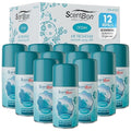 Metered Air Freshener Refills for Aerosol Dispenser – Ocean Scent – 6.2 oz – 12 Pack – Automatic Air Freshener Spray Refill – Commercial Aerosol Deodorizer for Office Bathroom Gym Businesses