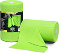 LIVOS Microfiber Cleaning Cloth Roll - 80 Pack Reusable Paper Towels Microfiber Towels for Cars Super Absorbent Lint Free Cleaning Rags for House Kitchen Window-Wave Green 11.5x11.5