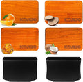 Car Air Freshener- Original Wood Air Freshener-Car Odor Eliminator for Visor Clip-Long Lasting Scent Vehicle Scent Diffuser for Truck SUV Sedans - 4 pack Included 2 Clips (Teak-Amber-Cabana-Grove)