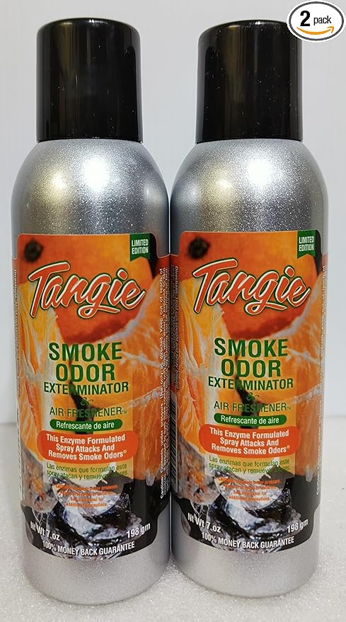 Smoke Odor Exterminator 198 gm/ 7 oz Large Spray Tangie 7oz Can 2 Pack. Assorted