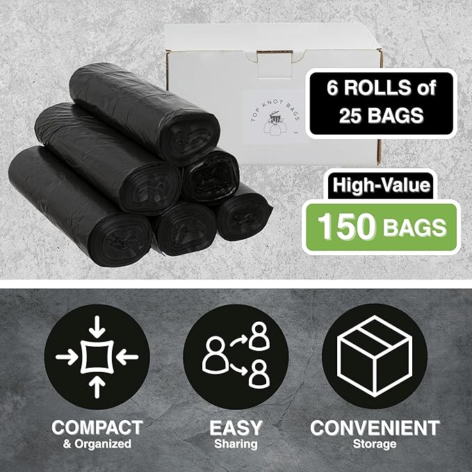 45 Gallon Garbage Trash Bag 40X48 Black 150 Count Can Liner Bulk 40 Gallon 41 Gallon 42 Gallon 44 Gallon Made in USA