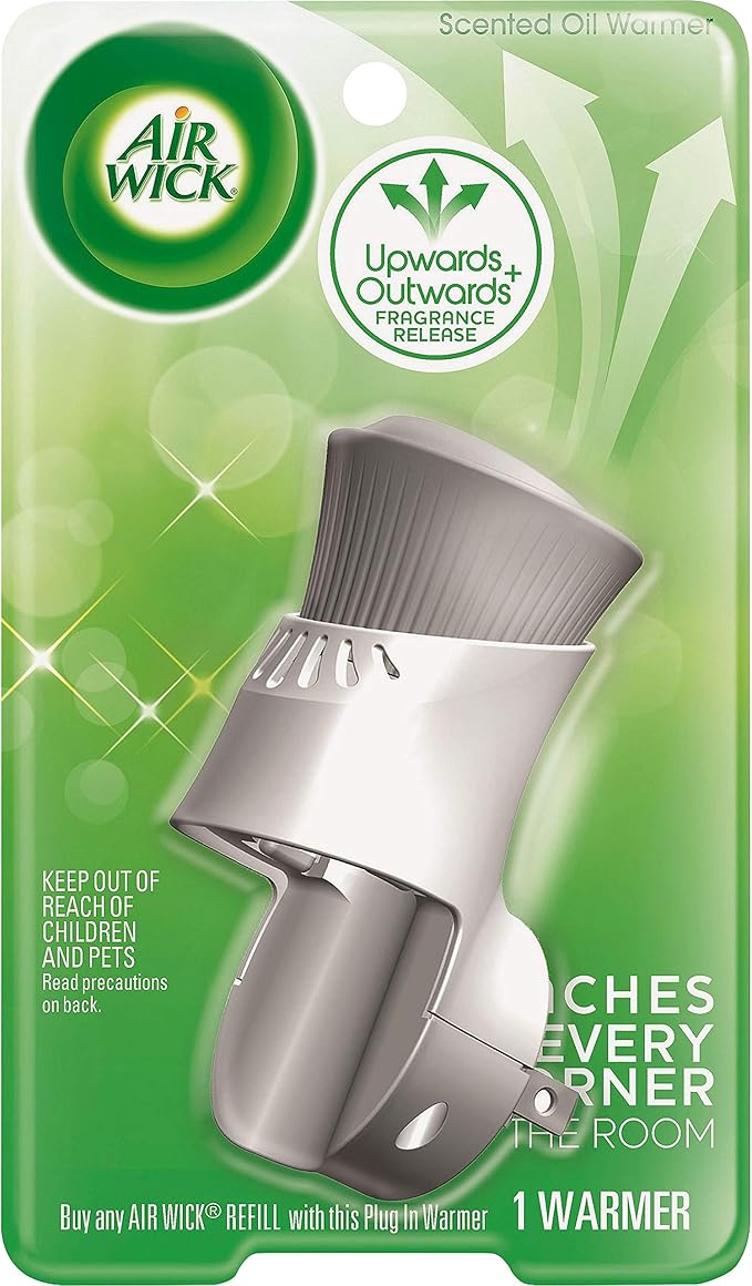 Air Wick Scented Oil Warmer Unit Continuous Air Freshener Dispenser 6.3 x 2.3 x 3.7 White 6 per Carton