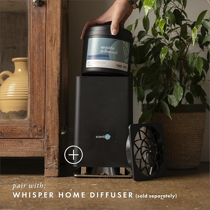 ScentAir Whisper Home Monthly Plug-in Refill Fragrance Cartridge for Home and Office Seaside Driftwood